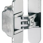 Door hinge, Startec H2, concealed, for flush interior doors up to 45/60 kg