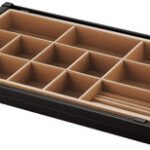 Leather storage box, Aluminium Frame and leather interior for 30 kg