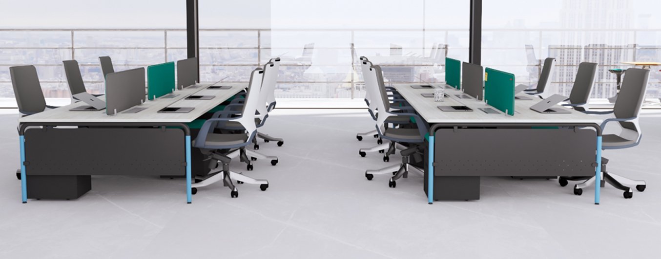 Office desking systems