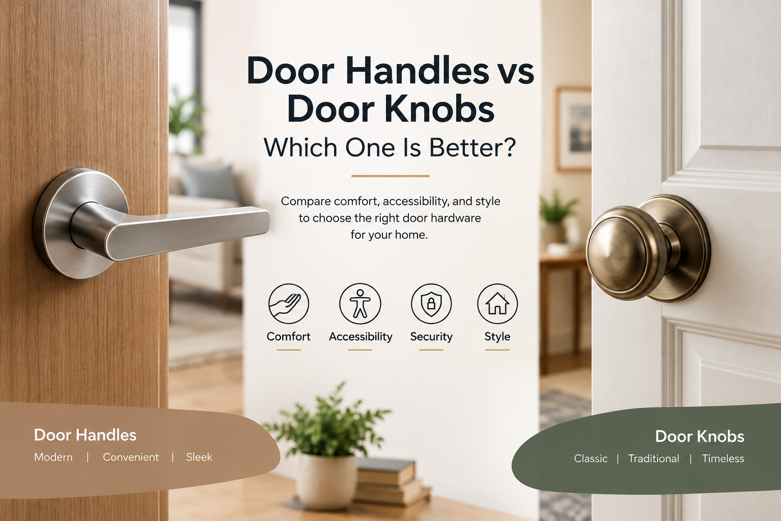 Door Handles vs Door Knobs
